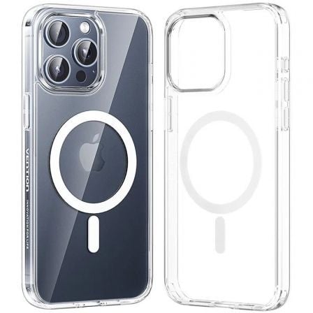 Funda Dura con Magsafe Vention KUAT0-40/ Compatible con iPhone 13 Pro Max/ Transparente Funda Dura con Magsafe Vention KUAT0-40/ Compatible con iPhone 13 Pro Max/ Transparente