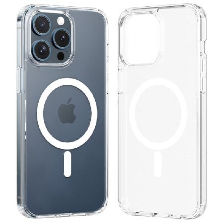 Funda Dura con Magsafe Vention KUCT0-40/ Compatible con iPhone 15 Pro/ Transparente Funda Dura con Magsafe Vention KUCT0-40/ Compatible con iPhone 15 Pro/ Transparente