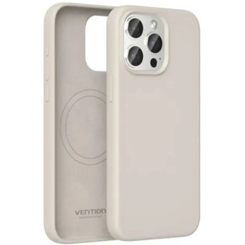 Funda Silicona con Magsafe Vention KUEM0-40/ Compatible con iPhone 14 Pro Max/ Gris Grava Funda Silicona con Magsafe Vention KUEM0-40/ Compatible con iPhone 14 Pro Max/ Gris Grava