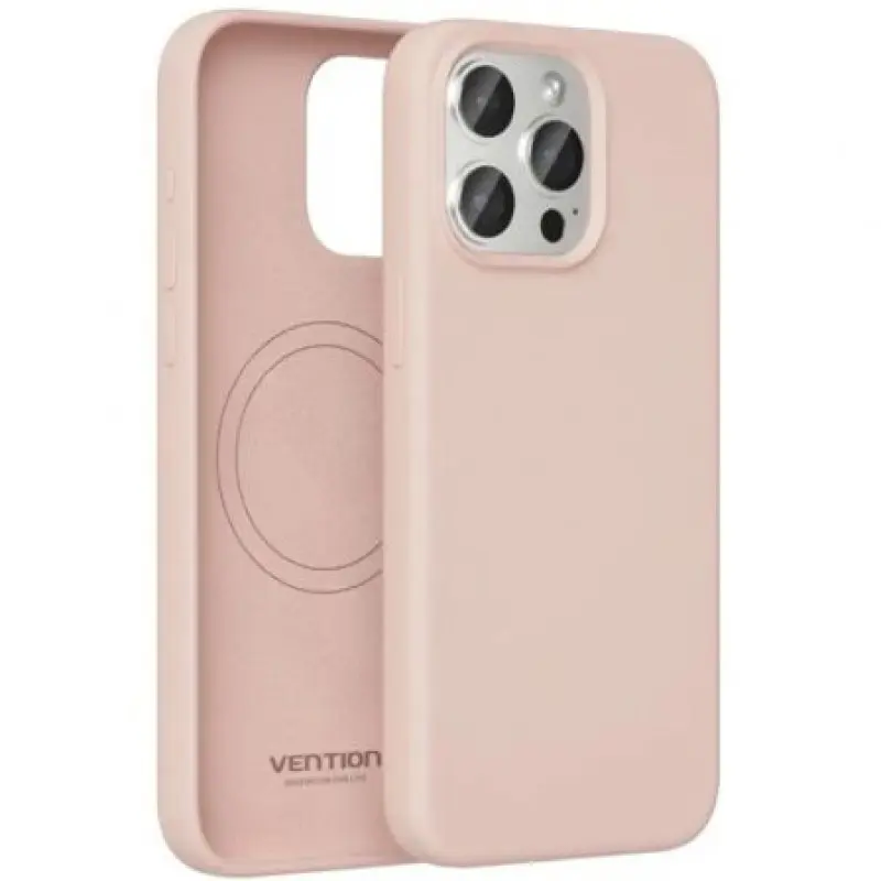 Funda Silicona con Magsafe Vention KUEP0-10/ Compatible con iPhone 14/ Rosa Funda Silicona con Magsafe Vention KUEP0-10/ Compatible con iPhone 14/ Rosa