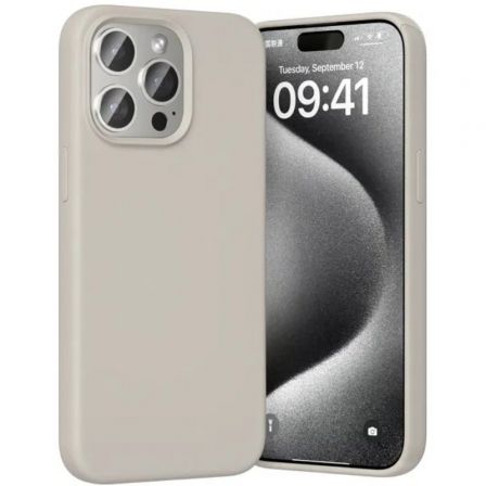 Funda Silicona con Magsafe Vention KUFM0-10/ Compatible con iPhone 15/ Gris Grava Funda Silicona con Magsafe Vention KUFM0-10/ Compatible con iPhone 15/ Gris Grava