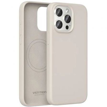 Funda Silicona con Magsafe Vention KUFM0-30/ Compatible con iPhone 15 Pro/ Gris Grava Funda Silicona con Magsafe Vention KUFM0-30/ Compatible con iPhone 15 Pro/ Gris Grava