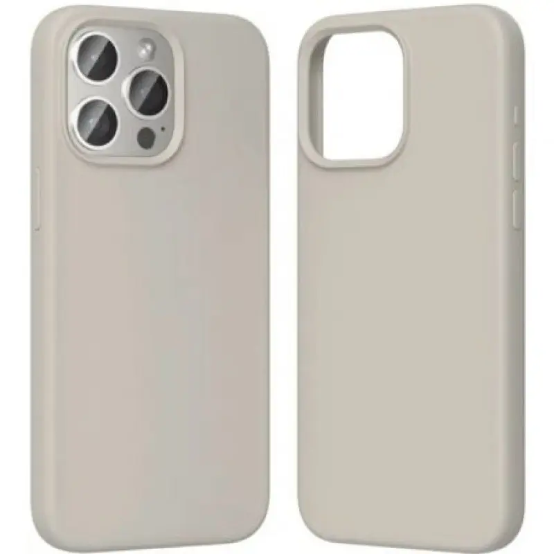 Funda Silicona con Magsafe Vention KUFM0-30/ Compatible con iPhone 15 Pro/ Gris Grava Funda Silicona con Magsafe Vention KUFM0-30/ Compatible con iPhone 15 Pro/ Gris Grava