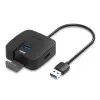 Hub USB 3.0 Vention CHABF/ 4xUSB/ 1m Hub USB 3.0 Vention CHABF/ 4xUSB/ 1m