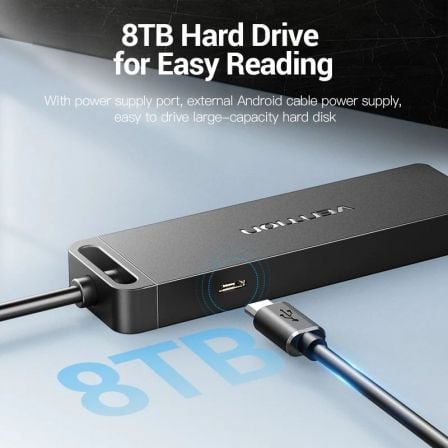 Hub USB 2.0 Vention CHMBB/ 4xUSB/ 15cm Hub USB 2.0 Vention CHMBB/ 4xUSB/ 15cm