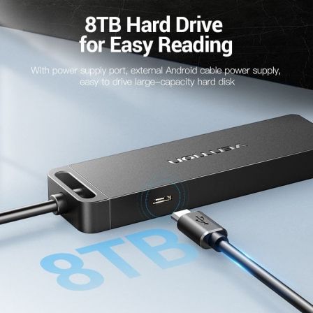 Hub USB 2.0 Vention CHMBD/ 4xUSB/ 50cm Hub USB 2.0 Vention CHMBD/ 4xUSB/ 50cm