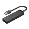Docking USB 3.0 Vention CHVBB/ 3xUSB/ 1xMicroUSB PD/ 1xLector Tarjetas/ Negro Docking USB 3.0 Vention CHVBB/ 3xUSB/ 1xMicroUSB PD/ 1xLector Tarjetas/ Negro