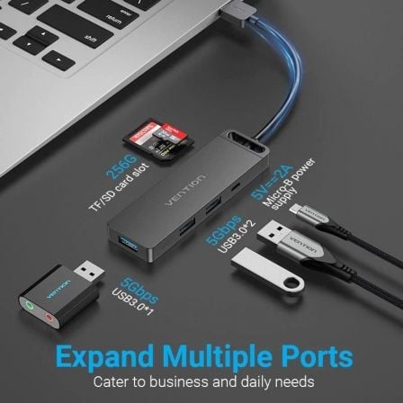 Docking USB 3.0 Vention CHVBB/ 3xUSB/ 1xMicroUSB PD/ 1xLector Tarjetas/ Negro Docking USB 3.0 Vention CHVBB/ 3xUSB/ 1xMicroUSB PD/ 1xLector Tarjetas/ Negro