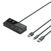 Hub USB 3.0 Vention CHWBF/ 4xUSB/ 1xUSB Tipo-C PD/ Incluye cable Carga USB Macho - USB Tipo-C Macho Hub USB 3.0 Vention CHWBF/ 4xUSB/ 1xUSB Tipo-C PD/ Incluye cable Carga USB Macho - USB Tipo-C Macho