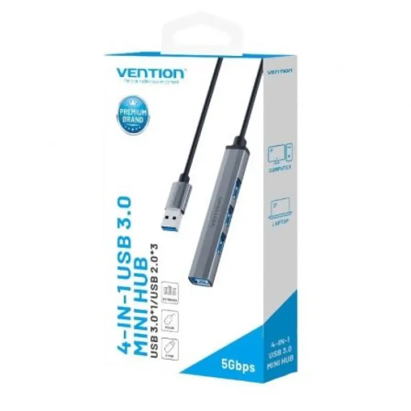 Hub USB 3.0 Vention CKOHB/ 4xUSB Hub USB 3.0 Vention CKOHB/ 4xUSB