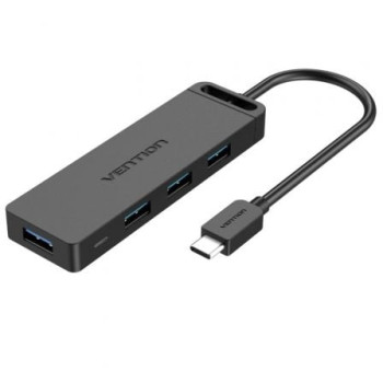 Hub USB Tipo-C Vention TGKBB/ 4xUSB/ 1xMicroUSB PD/ 15cm Hub USB Tipo-C Vention TGKBB/ 4xUSB/ 1xMicroUSB PD/ 15cm