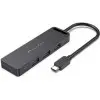 Hub USB Tipo-C Vention TGTBB/ 3xUSB/ 1xUSB Tipo-C/ 1x MicroUSB PD Hub USB Tipo-C Vention TGTBB/ 3xUSB/ 1xUSB Tipo-C/ 1x MicroUSB PD