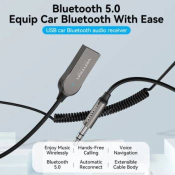 Transmisor y Receptor FM/ MP3/ Bluetooth Vention NAGHG Transmisor y Receptor FM/ MP3/ Bluetooth Vention NAGHG