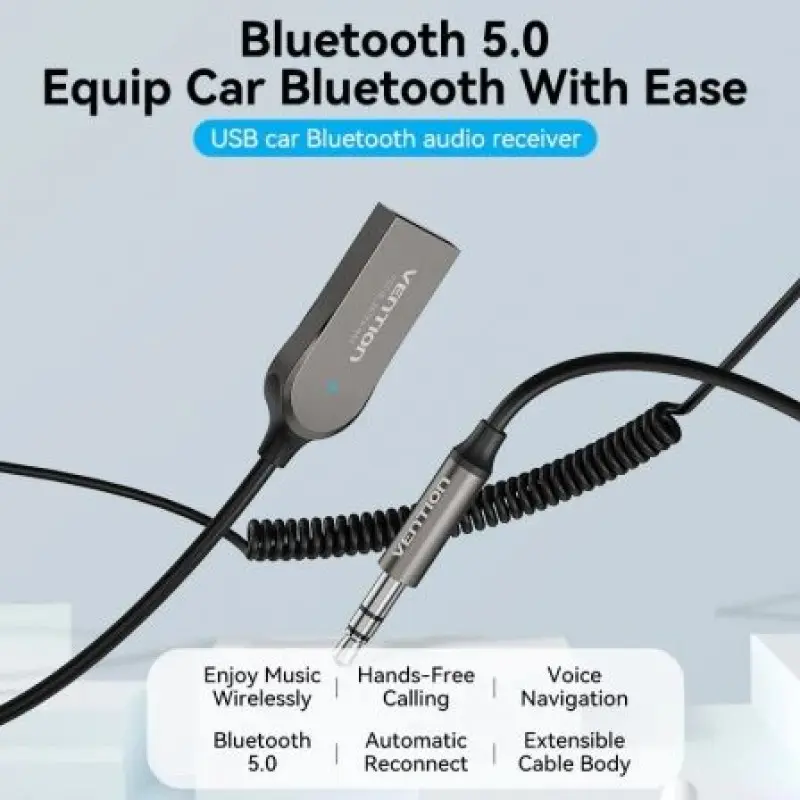 Transmisor y Receptor FM/ MP3/ Bluetooth Vention NAGHG Transmisor y Receptor FM/ MP3/ Bluetooth Vention NAGHG