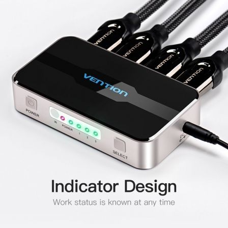 Duplicador HDMI Vention AFFH0/ 4x HDMI Hembra - HDMI Macho Duplicador HDMI Vention AFFH0/ 4x HDMI Hembra - HDMI Macho