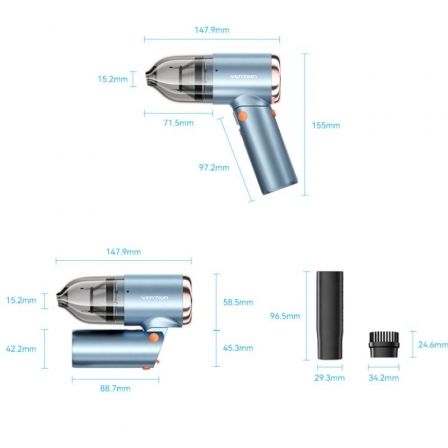 Aspirador de Mano con batería Vention KRAL0/ Autonomía 20 Min Aspirador de Mano con batería Vention KRAL0/ Autonomía 20 Min