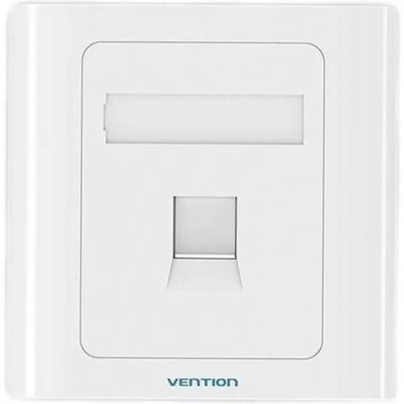 Placa de Pared Tipo 86 Vention IFAW0/ 1 Puerto RJ45 Placa de Pared Tipo 86 Vention IFAW0/ 1 Puerto RJ45
