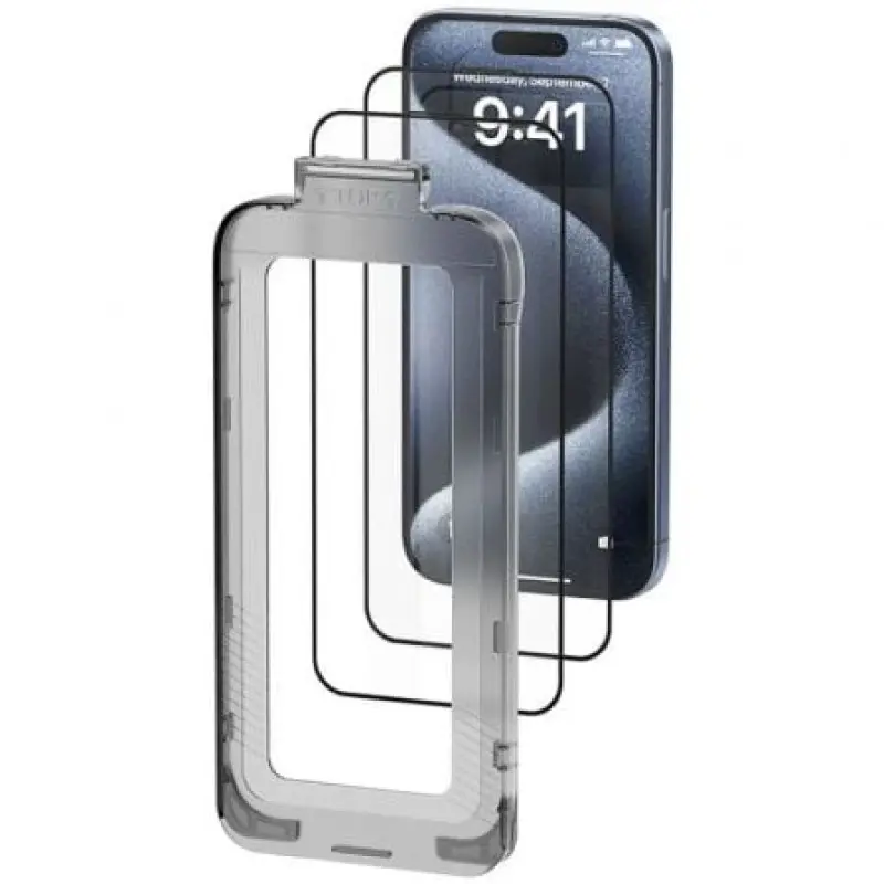 Protector de Pantalla de Cristal Templado Vention KUITCA-30 para iPhone 13 Pro + Herramienta de Instalación Antipolvo Protector de Pantalla de Cristal Templado Vention KUITCA-30 para iPhone 13 Pro + Herramienta de Instalación Antipolvo