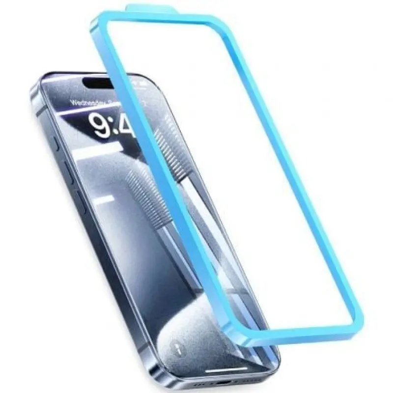 Protector de Pantalla de Cristal Templado Vention KUMTCA-30 para iPhone 15 Plus + Herramienta de Instalación Protector de Pantalla de Cristal Templado Vention KUMTCA-30 para iPhone 15 Plus + Herramienta de Instalación