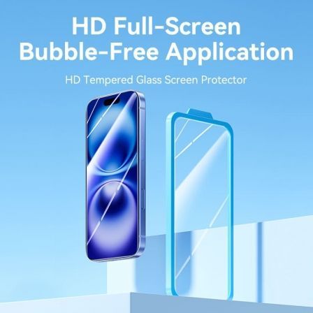 Protector de Pantalla de Cristal Templado Vention KUMTCC-40 para iPhone 15 Pro Max + Herramienta de Instalación Protector de Pantalla de Cristal Templado Vention KUMTCC-40 para iPhone 15 Pro Max + Herramienta de Instalación
