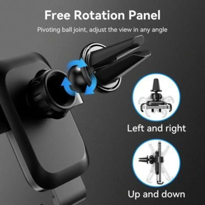 Soporte de Smartphone para Coche Vention KCLB0/ Negro Soporte de Smartphone para Coche Vention KCLB0/ Negro