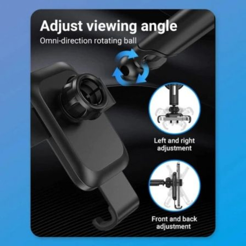 Soporte de Smartphone para Coche Vention KCOB0/ Negro Soporte de Smartphone para Coche Vention KCOB0/ Negro