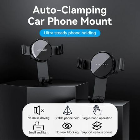 Soporte de Smartphone para Coche Vention KCSB0/ Negro Soporte de Smartphone para Coche Vention KCSB0/ Negro