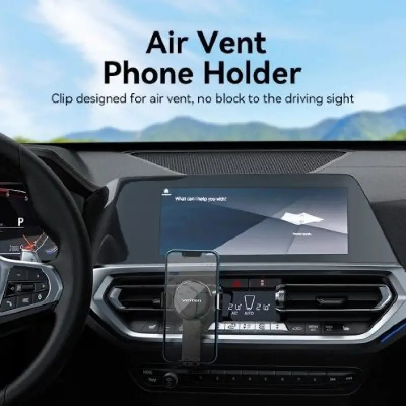 Soporte de Smartphone para Coche Vention KCSB0/ Negro Soporte de Smartphone para Coche Vention KCSB0/ Negro