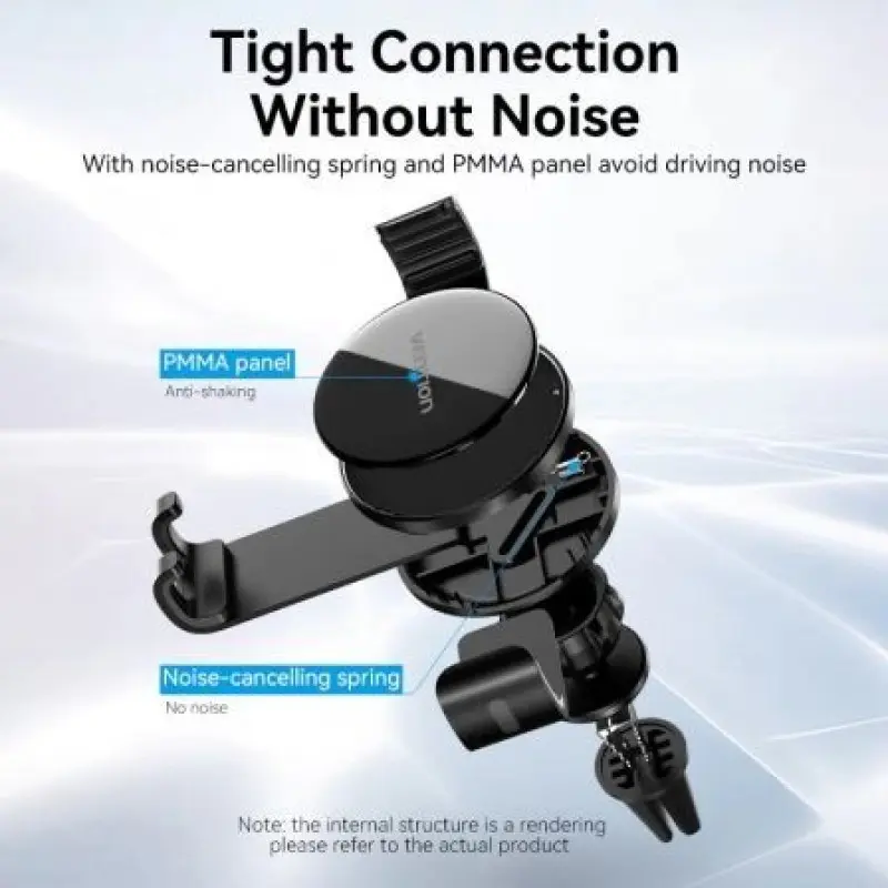 Soporte de Smartphone para Coche Vention KCSB0/ Negro Soporte de Smartphone para Coche Vention KCSB0/ Negro