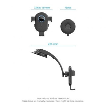 Soporte de Smartphone para Coche Vention KSCB0/ Negro Soporte de Smartphone para Coche Vention KSCB0/ Negro