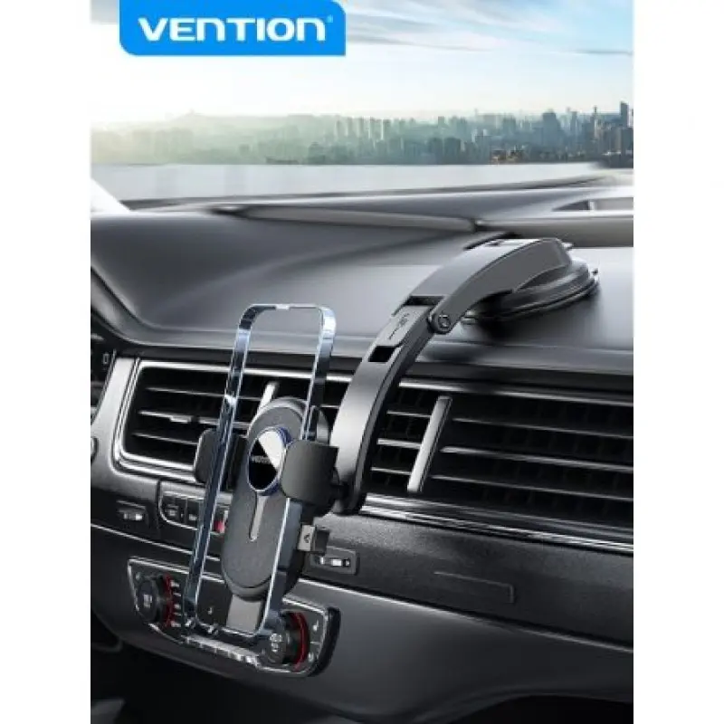 Soporte de Smartphone para Coche Vention KSCB0/ Negro Soporte de Smartphone para Coche Vention KSCB0/ Negro