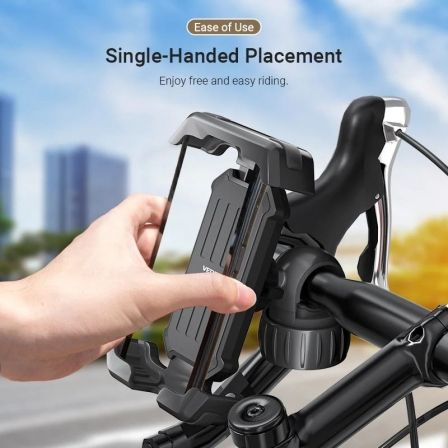 Soporte de Smartphone para Bici Vention KSFB0/ Negro Soporte de Smartphone para Bici Vention KSFB0/ Negro