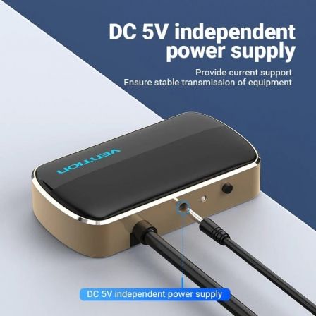 Divisor VGA con Alimentación Externa Vention DBABF/ VGA Macho/ 2x VGA Hembra/ 1m/ Negro Divisor VGA con Alimentación Externa Vention DBABF/ VGA Macho/ 2x VGA Hembra/ 1m/ Negro