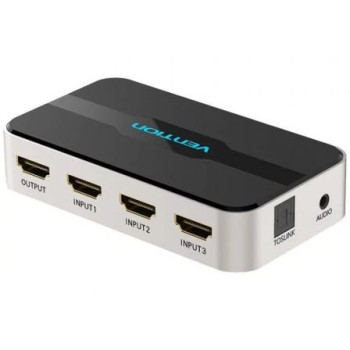 Duplicador HDMI Vention AFJH0/ 3x HDMI Hembra - HDMI Macho / 1x Audio Duplicador HDMI Vention AFJH0/ 3x HDMI Hembra - HDMI Macho / 1x Audio