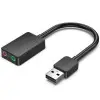 Tarjeta de Sonido Vention CDYB0/ 2.1/ Negro Tarjeta de Sonido Vention CDYB0/ 2.1/ Negro