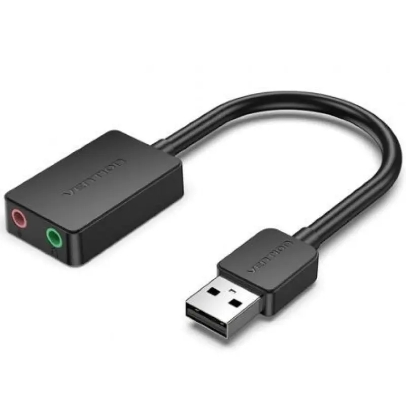 Tarjeta de Sonido Vention CDYB0/ 2.1/ Negro Tarjeta de Sonido Vention CDYB0/ 2.1/ Negro