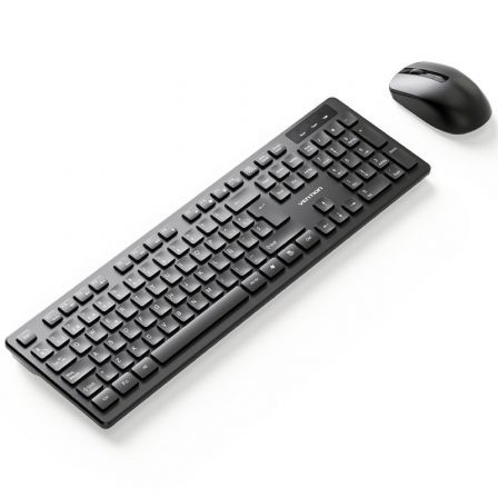 Teclado y Ratón Inalámbricos Vention Combo KTDB0-ES/ Negro Teclado y Ratón Inalámbricos Vention Combo KTDB0-ES/ Negro
