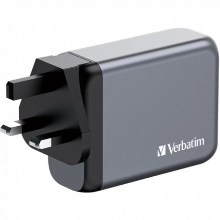Cargador de Pared Universal Verbatim GNC-100/ 3xUSB Tipo-C/ 1xUSB/ 100W Cargador de Pared Universal Verbatim GNC-100/ 3xUSB Tipo-C/ 1xUSB/ 100W