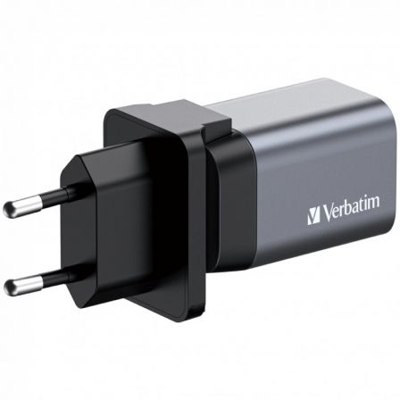 Cargador de Pared Universal Verbatim GNC-35/ 1xUSB Tipo-C/ 1xUSB/ 35W Cargador de Pared Universal Verbatim GNC-35/ 1xUSB Tipo-C/ 1xUSB/ 35W