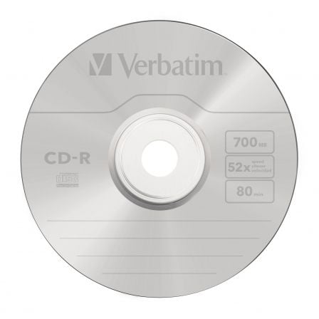 CD-R Verbatim Datalife 52X/ Tarrina-100uds CD-R Verbatim Datalife 52X/ Tarrina-100uds