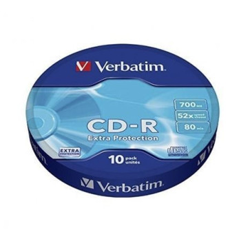 CD-R Verbatim Datalife 52X/ Tarrina-10uds CD-R Verbatim Datalife 52X/ Tarrina-10uds