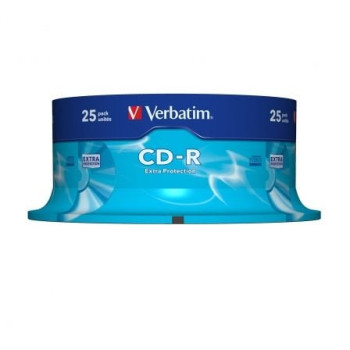 CD-R Verbatim Datalife 52X/ Tarrina-25uds CD-R Verbatim Datalife 52X/ Tarrina-25uds