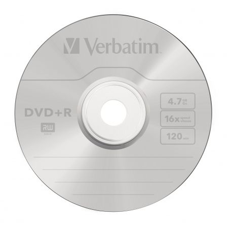 DVD-R Verbatim Advanced AZO 16X/ Tarrina-100uds DVD-R Verbatim Advanced AZO 16X/ Tarrina-100uds