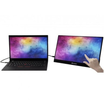 Monitor Portátil Táctil Verbatim PMT-14 14'/ Full HD/ Multimedia/ Negro Monitor Portátil Táctil Verbatim PMT-14 14'/ Full HD/ Multimedia/ Negro