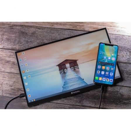 Monitor Portátil Táctil Verbatim PMT-17 17.3'/ Full HD/ Multimedia/ Negro Monitor Portátil Táctil Verbatim PMT-17 17.3'/ Full HD/ Multimedia/ Negro