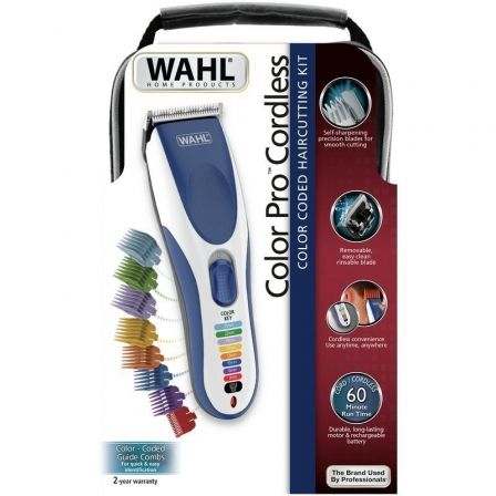 Cortapelos Wahl Color Pro/ con Batería/ 12 Accesorios Cortapelos Wahl Color Pro/ con Batería/ 12 Accesorios