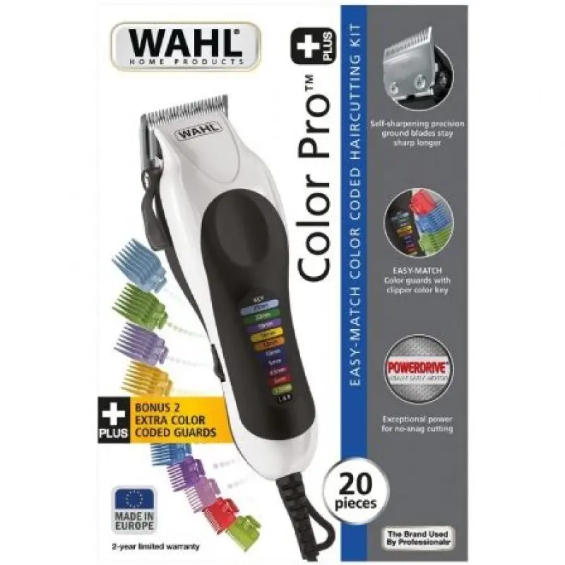 Cortapelos Wahl Color Pro/ con Cable/ 15 Accesorios Cortapelos Wahl Color Pro/ con Cable/ 15 Accesorios