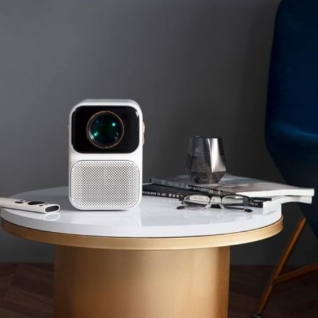 Proyector Portátil Wanbo T6 Max/ 650 Lúmenes/ Full HD/ HDMI/ Bluetooth/ WiFi/ Blanco Proyector Portátil Wanbo T6 Max/ 650 Lúmenes/ Full HD/ HDMI/ Bluetooth/ WiFi/ Blanco