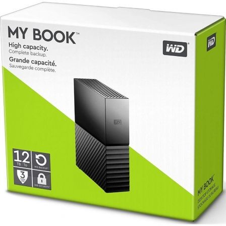 Disco Externo Western Digital My Book 12TB/ 3.5'/ USB 3.0 Disco Externo Western Digital My Book 12TB/ 3.5'/ USB 3.0