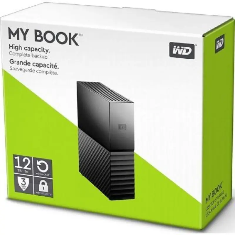 Disco Externo Western Digital My Book 12TB/ 3.5'/ USB 3.0 Disco Externo Western Digital My Book 12TB/ 3.5'/ USB 3.0